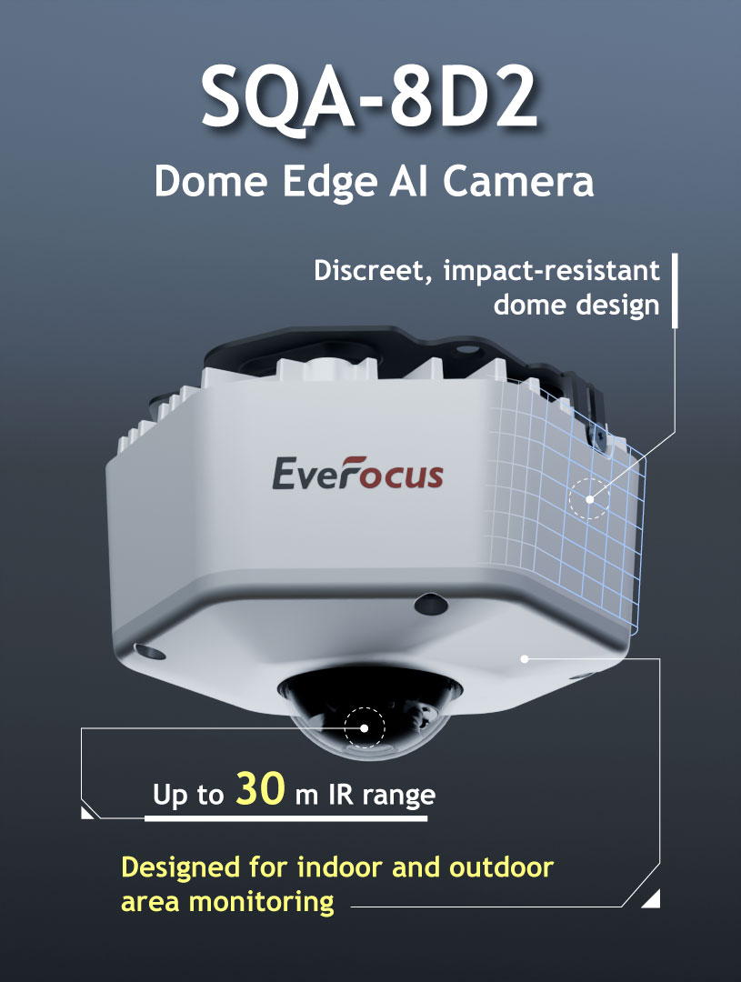 SQA-8D2 Dome Edge AI Camera